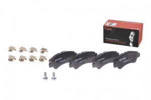 Комплект тормозных колодок, диско P61066 BREMBO