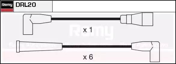 Ккомплект проводов зажигания DRL20 DELCO REMY