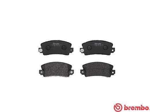 Комплект тормозных колодок, диско P 68 001 BREMBO