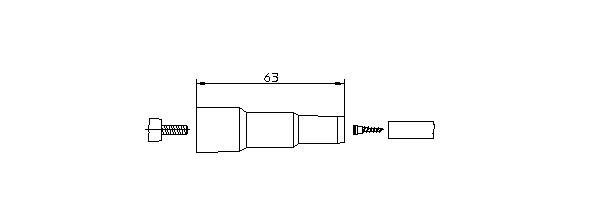 Вилка, свеча зажигания 10229N1 BREMI