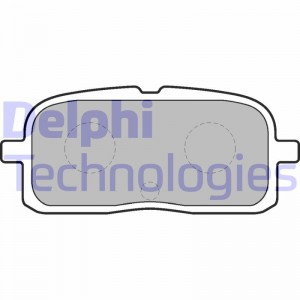 Комплект тормозных колодок, диско LP1550 DELPHI