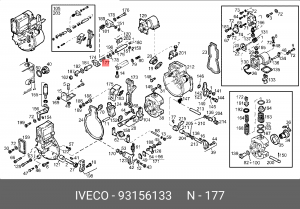 Пружина 93156133 IVECO