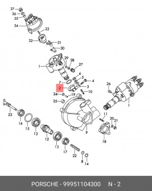 Клеммный ключ 99951104300 PORSCHE