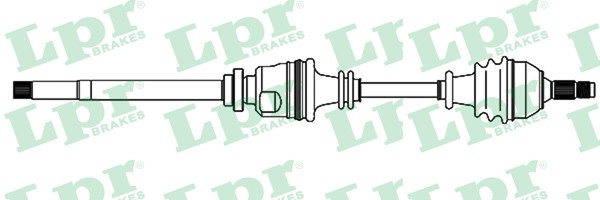 Приводной вал DS38080 LPR
