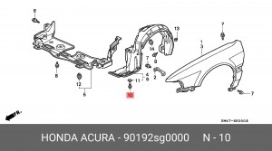 Деталь 90192SG0000 HONDA