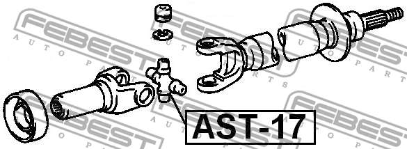 Крестовина карданного вала AST-17 FEBEST