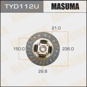Диск сцепления TYD112U MASUMA