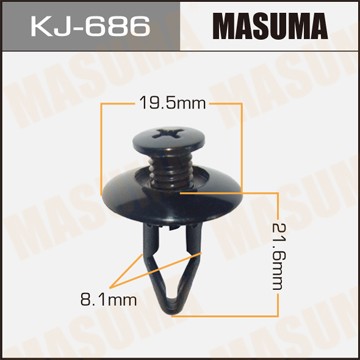 Клипса крепежная KJ686 MASUMA