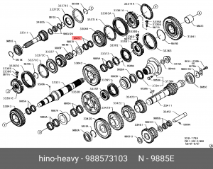 Деталь 988573103 HINO