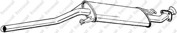 Средний глушитель выхлопных газов 281-101 BOSAL