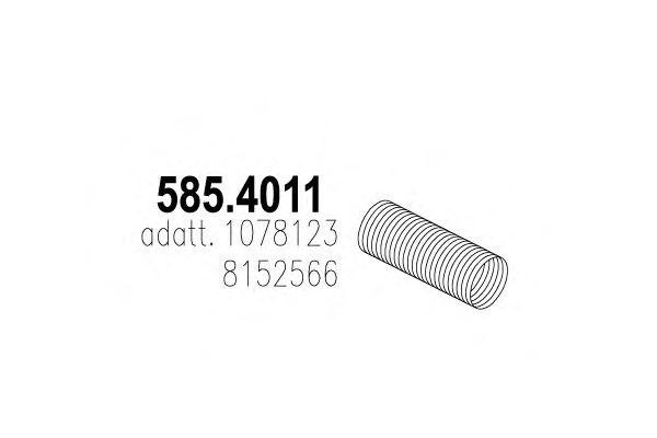 Выпускной трубопровод 5854011 ASSO