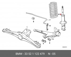 Амортизатор подвески 33 52 1 122 479 BMW