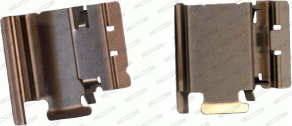 Комплектующие, колодки дискового тормоза FBA616 FERODO