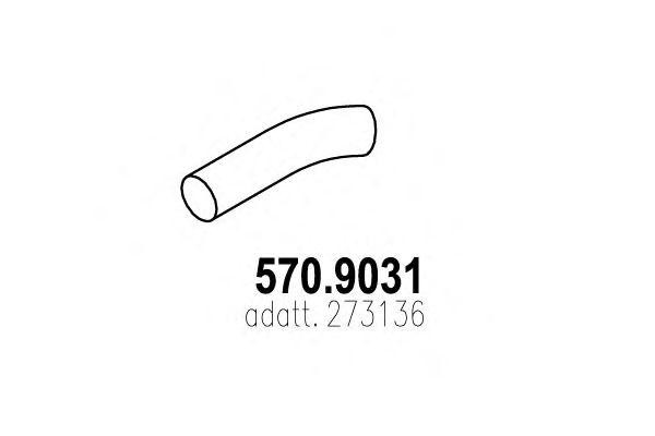 Выпускной трубопровод 5709031 ASSO