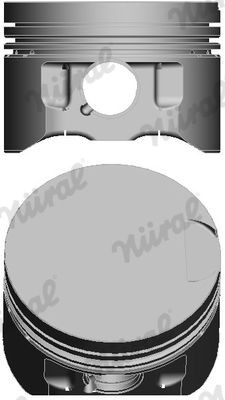 Поршень 87-502907-00 NURAL