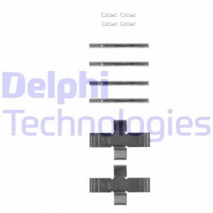 Комплектующие, колодки дискового тормоза LX0282 DELPHI