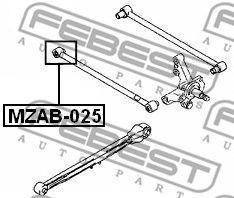 Рычаг подвески MZAB-025 FEBEST