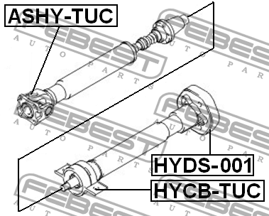 Крестовина карданного вала ASHY-TUC FEBEST