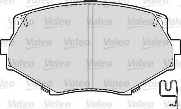 Комплект тормозных колодок, диско 598836 VALEO PHC