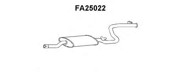 Глушитель выхлопных газов конечный FA25022 VENEPORTE