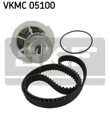Водяной насос + комплект зубчатого ремня VKMC 05100 SKF