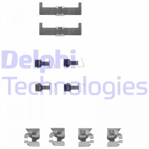 Комплектующие, колодки дискового тормоза LX0063 DELPHI