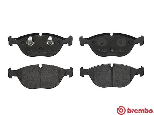 Комплект тормозных колодок, диско P06019 BREMBO