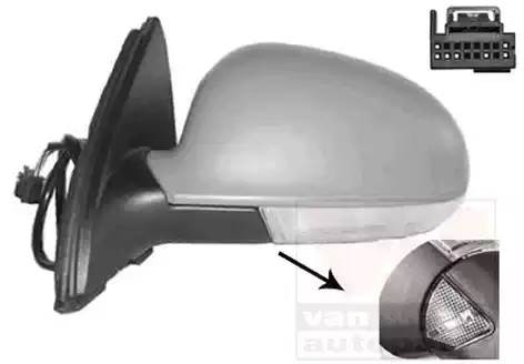 Наружное зеркало 5886818 VAN WEZEL