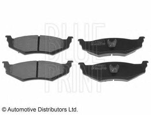 Комплект тормозных колодок, диско ADA104236 BLUE PRINT