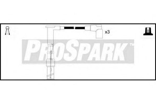 Ккомплект проводов зажигания OES522 STANDARD