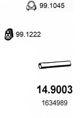 Выпускной трубопровод 149003 ASSO