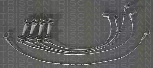 Ккомплект проводов зажигания 88607196 TRISCAN