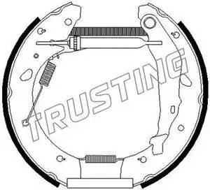 Комплект тормозных колодок 6251 TRUSTING