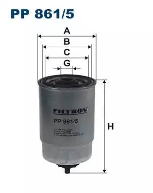 Фильтр топливный PP8615 FILTRON