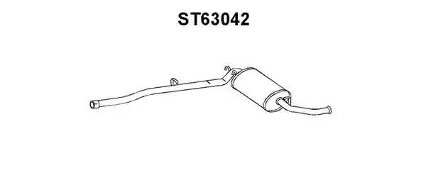 Глушитель выхлопных газов конечный ST63042 VENEPORTE