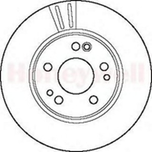 Тормозной диск 561484B BENDIX JURID