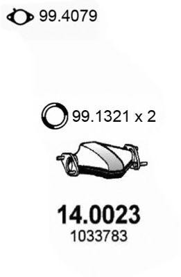 Катализатор 140023 ASSO