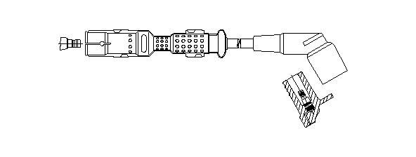 Провод зажигания 13633 BREMI