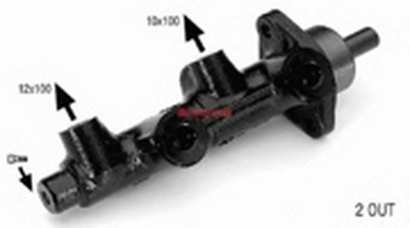 Главный тормозной цилиндр 132338B BENDIX JURID