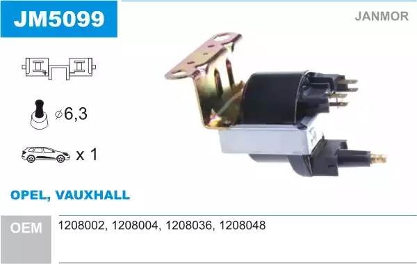 Катушка зажигания JM5099 JANMOR