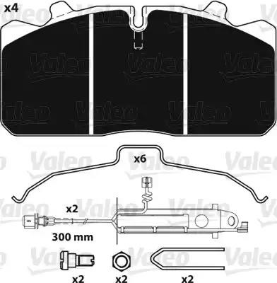 Колодки тормозные дисковые 882223 VALEO PHC