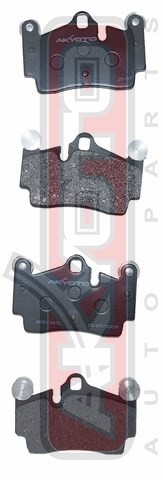 Колодки тормозные дисковые AKD-0347 AKYOTO