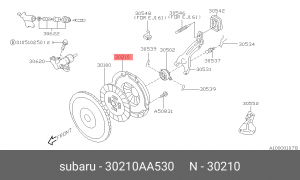 Деталь 30210AA530 SUBARU