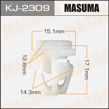 Клипса крепежная KJ2309 MASUMA
