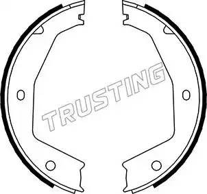 Комплект тормозных колодок, стояночная тормозная система 048002 TRUSTING