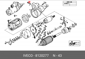 Болт 8120277 IVECO