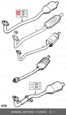 Катализатор R1120035 GENERAL MOTORS