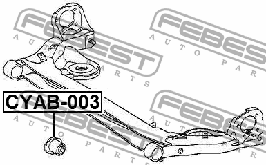Сайлентблок задней балки CYAB-003 FEBEST