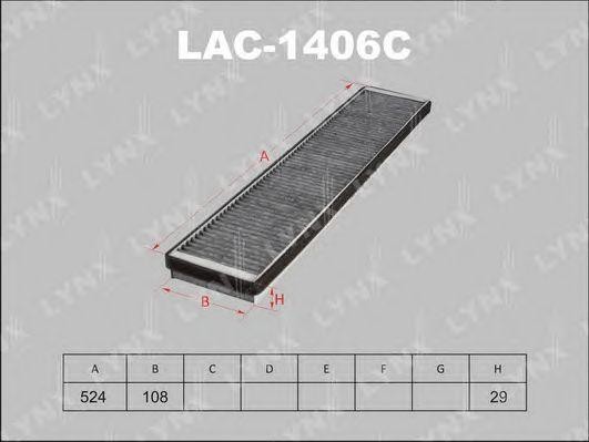 Фильтр салона LAC-1406C LYNXAUTO