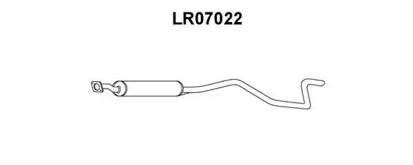 Предглушитель выхлопных газов LR07022 VENEPORTE